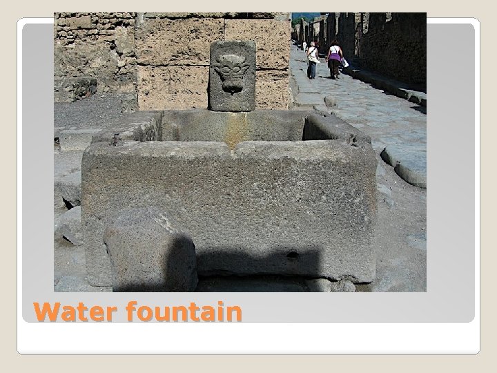 Water fountain 