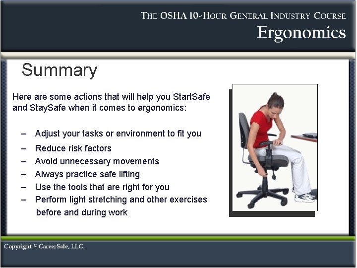 Summary Here are some actions that will help you Start. Safe and Stay. Safe Summary Here are some actions that will help you Start. Safe and Stay. Safe
