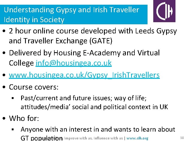 Understanding Gypsy and Irish Traveller Identity in Society • 2 hour online course developed