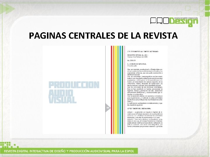 PAGINAS CENTRALES DE LA REVISTA 