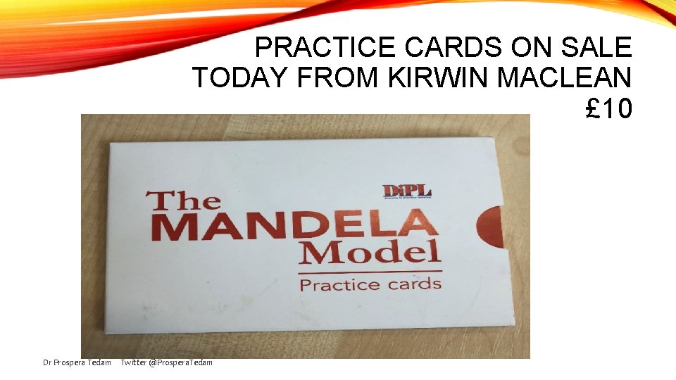 PRACTICE CARDS ON SALE TODAY FROM KIRWIN MACLEAN £ 10 Dr Prospera Tedam Twitter