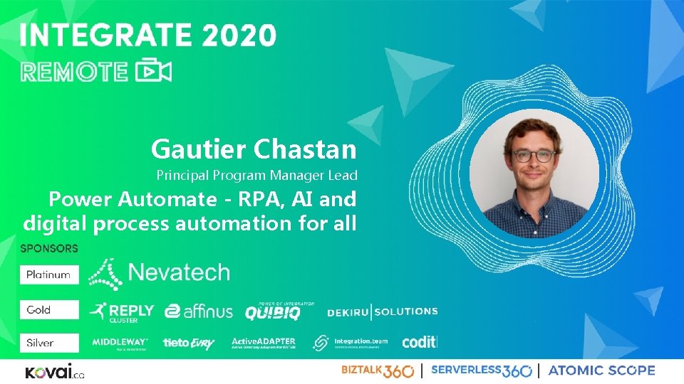Gautier Chastan Principal Program Manager Lead Power Automate - RPA, AI and digital process