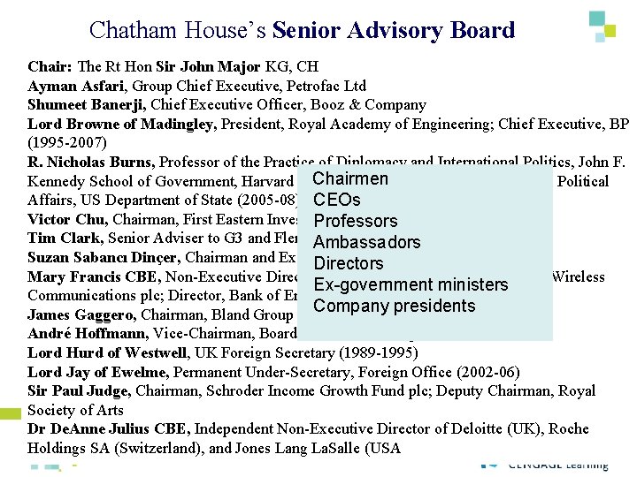 Chatham House Online Archive Publications And Archives Of