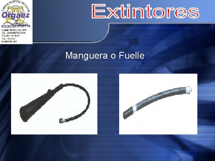 Manguera o Fuelle 