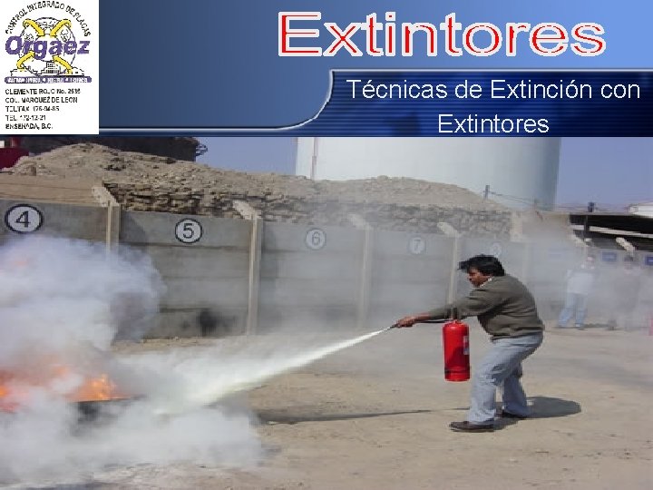 Técnicas de Extinción con Extintores 
