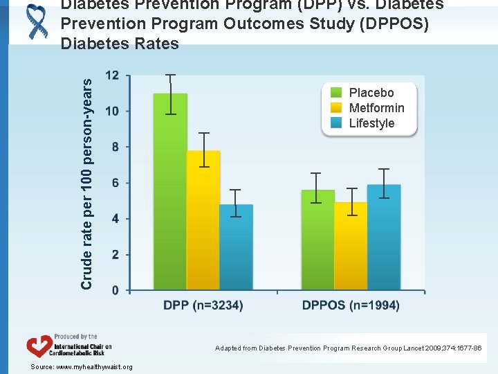 Crude rate per 100 person-years Diabetes Prevention Program (DPP) vs. Diabetes Prevention Program Outcomes