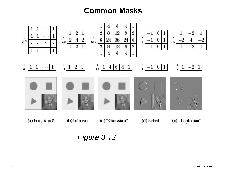 Common Masks Figure 3. 13 18 Ellen L. Walker 