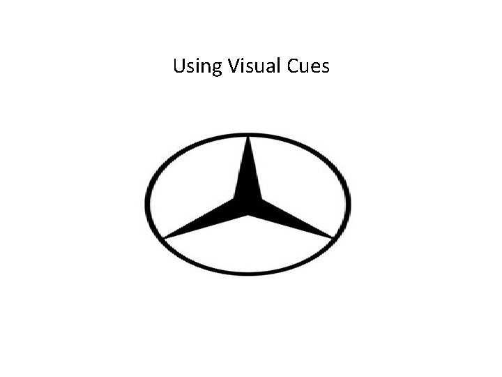 Using Visual Cues 