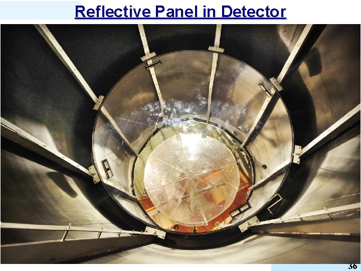 Reflective Panel in Detector 36 