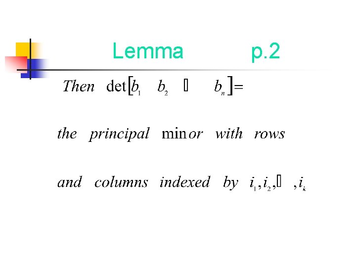 Lemma p. 2 