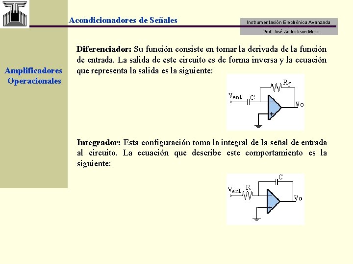 Acondicionadores de Seales JUNIO 2004 Instrumentacin Electrnica Avanzada