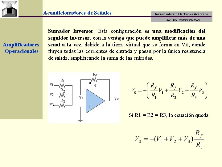 Acondicionadores de Seales JUNIO 2004 Instrumentacin Electrnica Avanzada