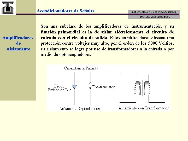 Acondicionadores de Seales JUNIO 2004 Instrumentacin Electrnica Avanzada
