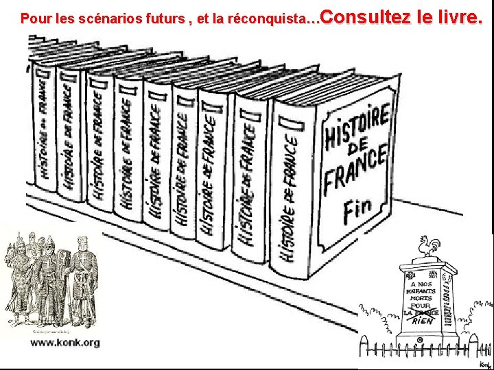 Pour les scénarios futurs , et la réconquista…Consultez le livre. 