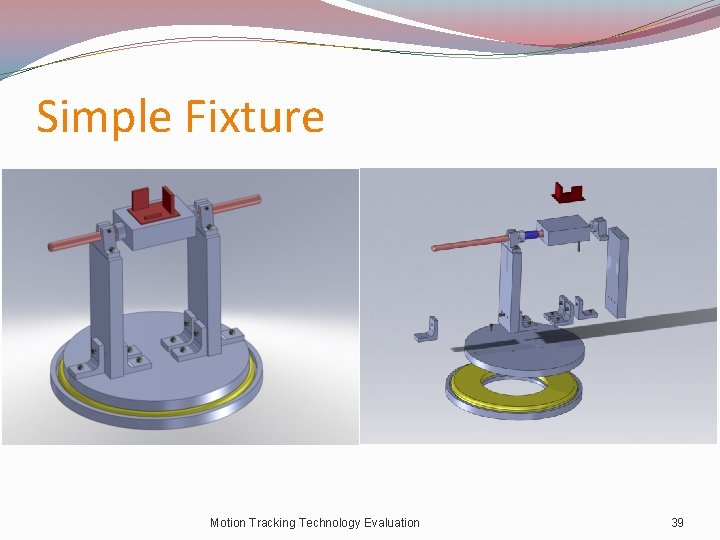 Simple Fixture Motion Tracking Technology Evaluation 39 