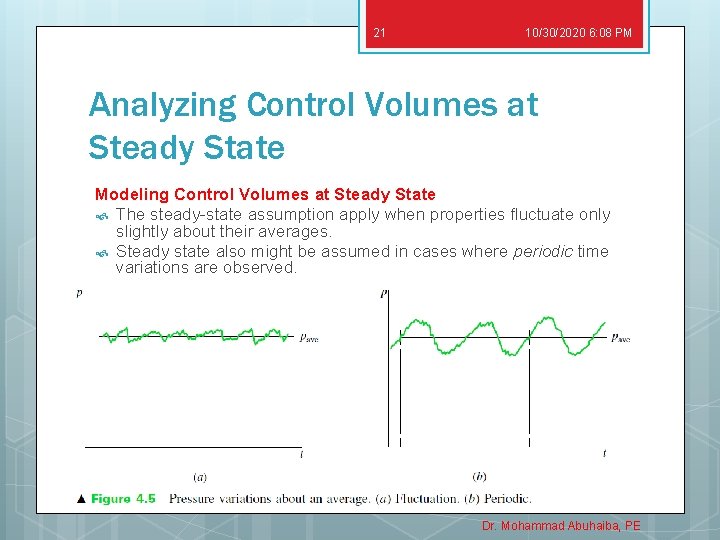 21 10/30/2020 6: 08 PM Analyzing Control Volumes at Steady State Modeling Control Volumes