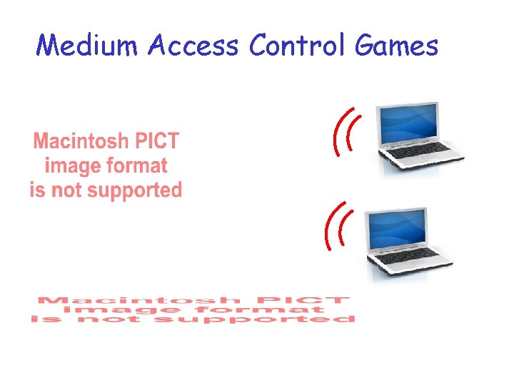 Medium Access Control Games 