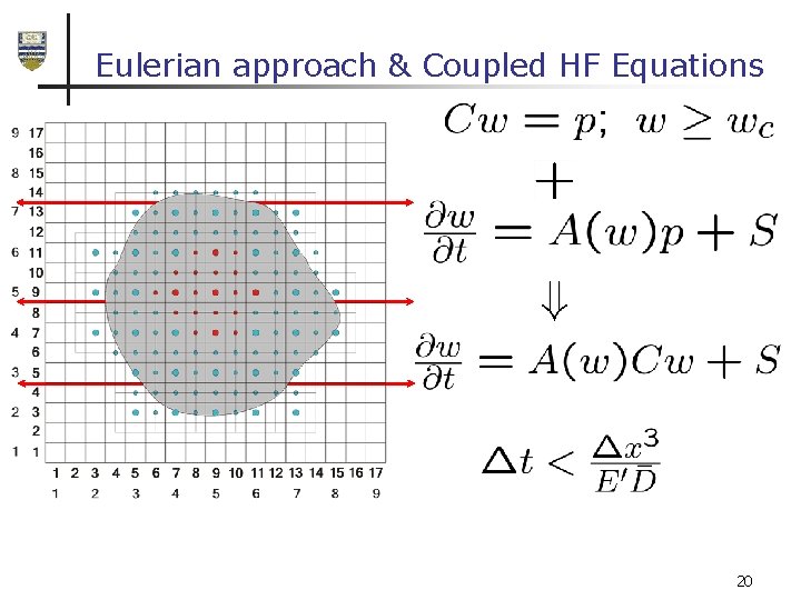 Eulerian approach & Coupled HF Equations 20 