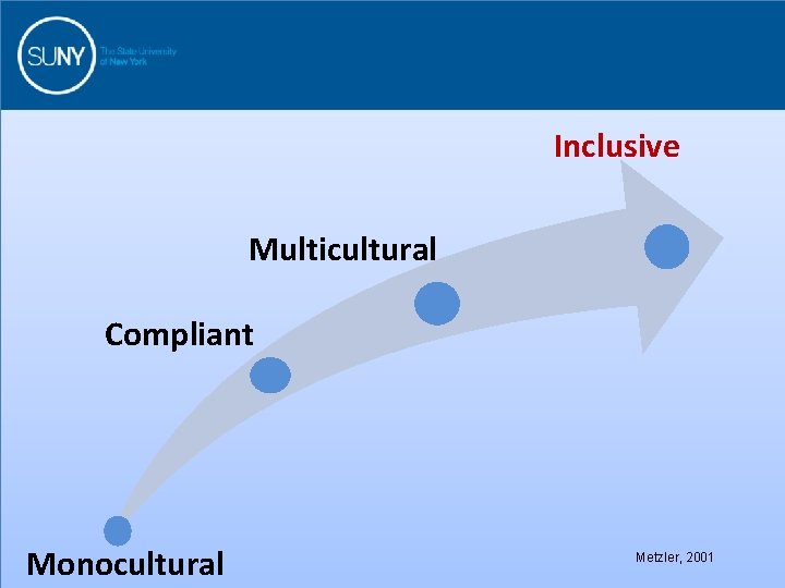 Inclusive Multicultural Compliant Monocultural Metzler, 2001 