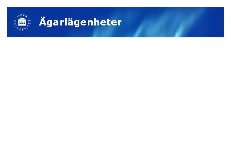 Ägarlägenheter 