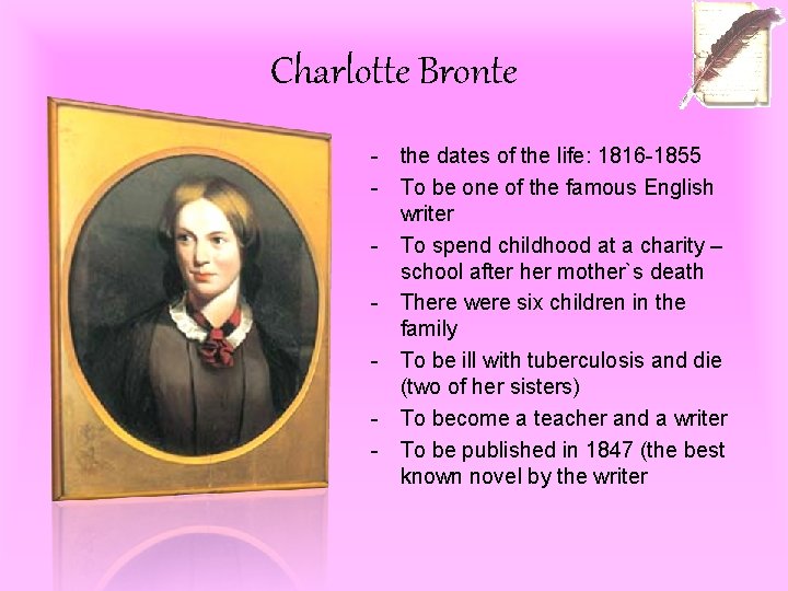 episodio filete traductor charlotte bronte bio País a pesar de maníaco