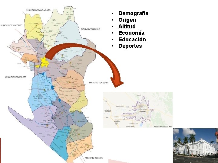  • • • Demografía Origen Altitud Economía Educación Deportes 