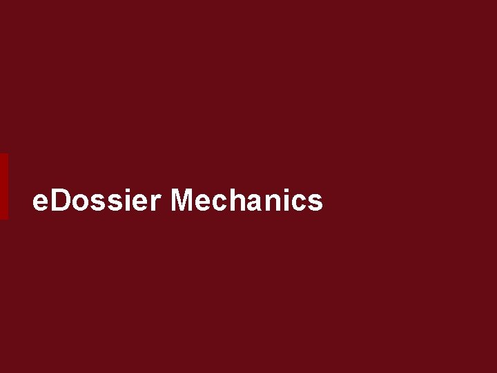 e. Dossier Mechanics 
