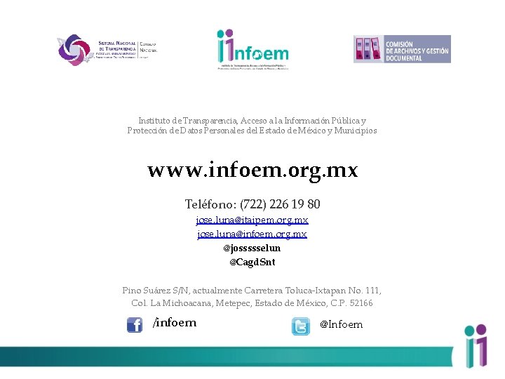 Instituto de Transparencia, Acceso a la Información Pública y Protección de Datos Personales del