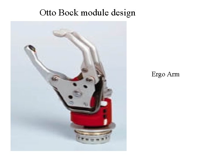 Otto Bock module design Ergo Arm 