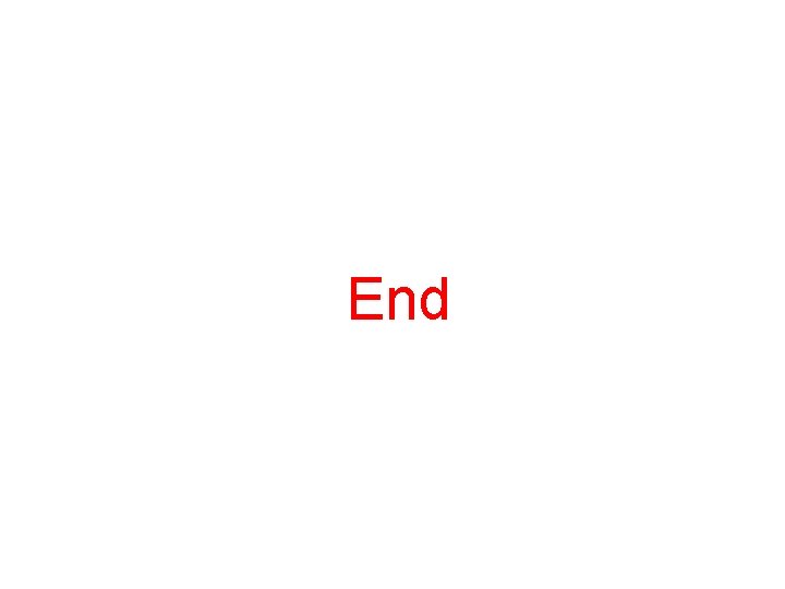 End 