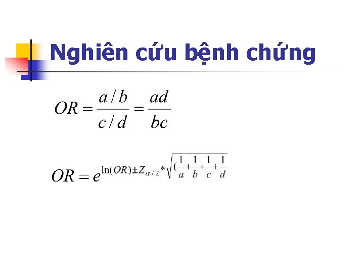 Nghiên cứu bệnh chứng 