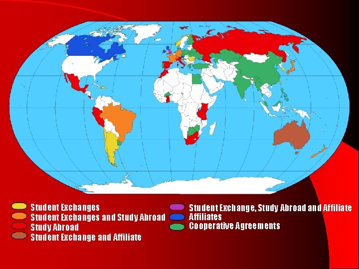 Student Exchanges and Study Abroad Student Exchange and Affiliate Student Exchange, Study Abroad and