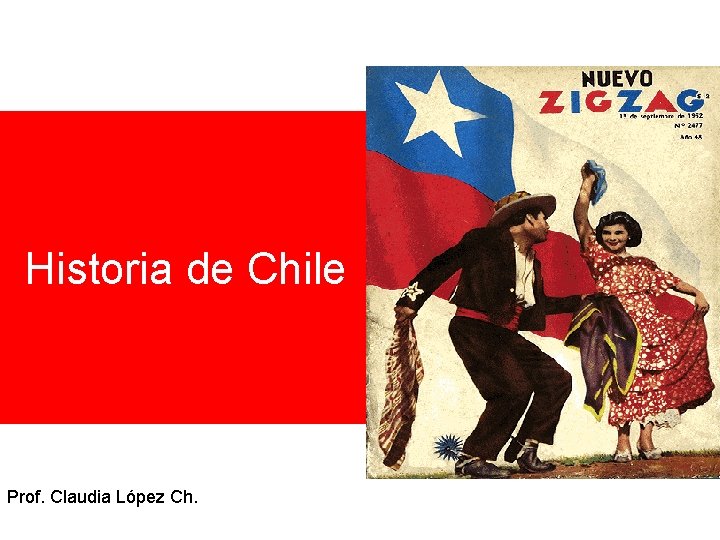 Historia de Chile Prof. Claudia López Ch. 