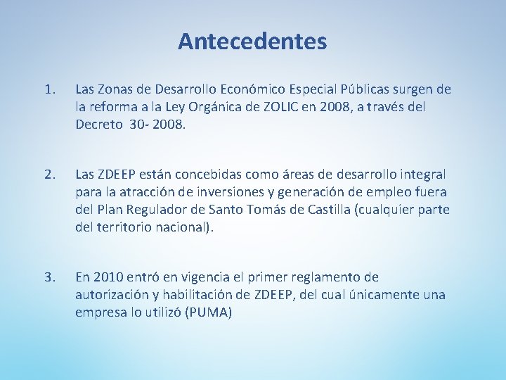 ACTUALIZACIN ZONAS DE DESARROLLO ECONMICO ESPECIAL PBLICA ZDEEP