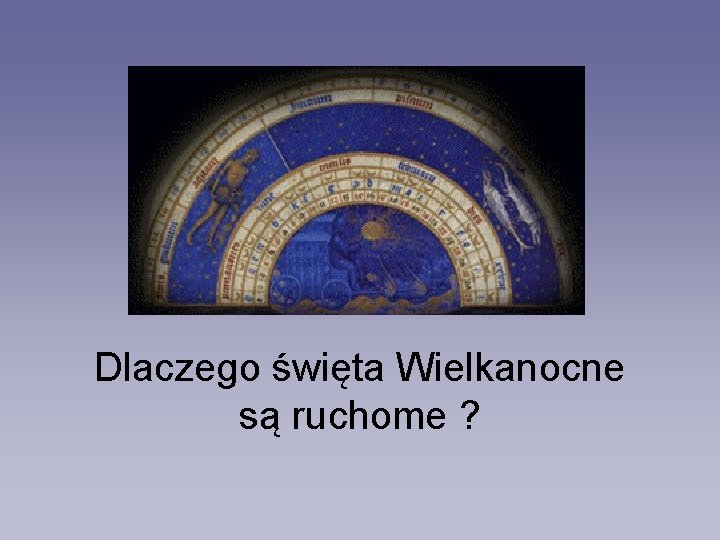 Dlaczego święta Wielkanocne są ruchome ? 