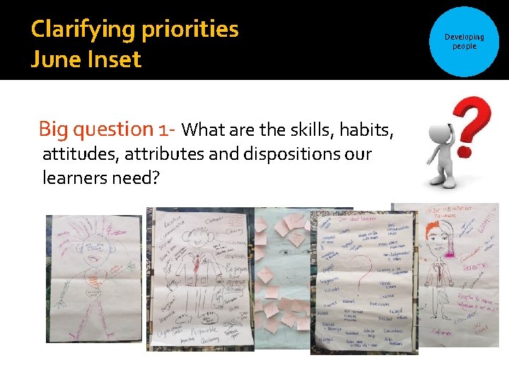 Clarifying priorities June Inset Big question 1 - What are the skills, habits, attitudes, Clarifying priorities June Inset Big question 1 - What are the skills, habits, attitudes,