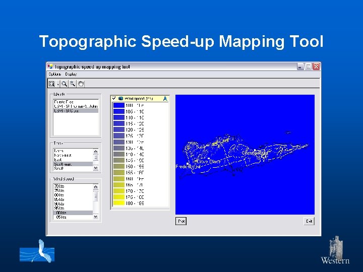 Topographic Speed-up Mapping Tool 