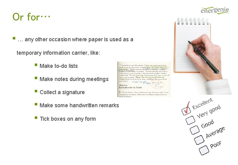 Or for… § … any other occasion where paper is used as a temporary Or for… § … any other occasion where paper is used as a temporary