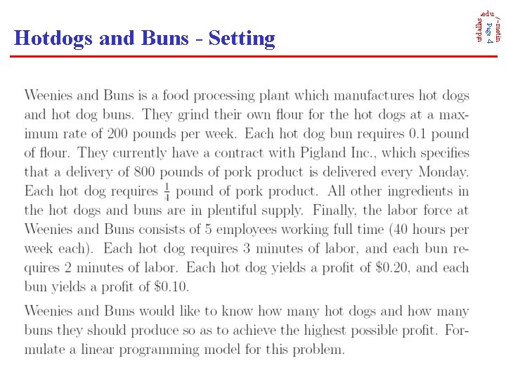 utdallas Page 4 Hotdogs and Buns - Setting /~metin . edu 