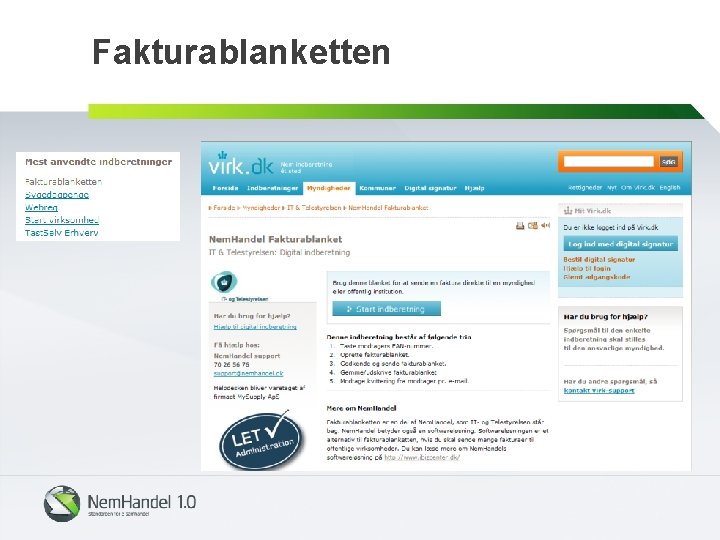 Fakturablanketten 