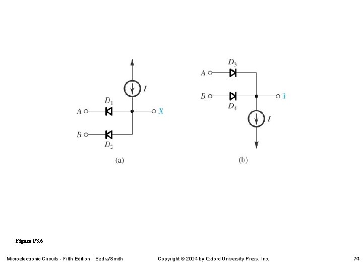 Figure P 3. 6 Microelectronic Circuits - Fifth Edition Sedra/Smith Copyright 2004 by Oxford
