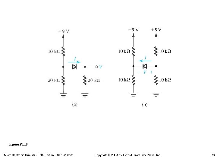 Figure P 3. 10 Microelectronic Circuits - Fifth Edition Sedra/Smith Copyright 2004 by Oxford