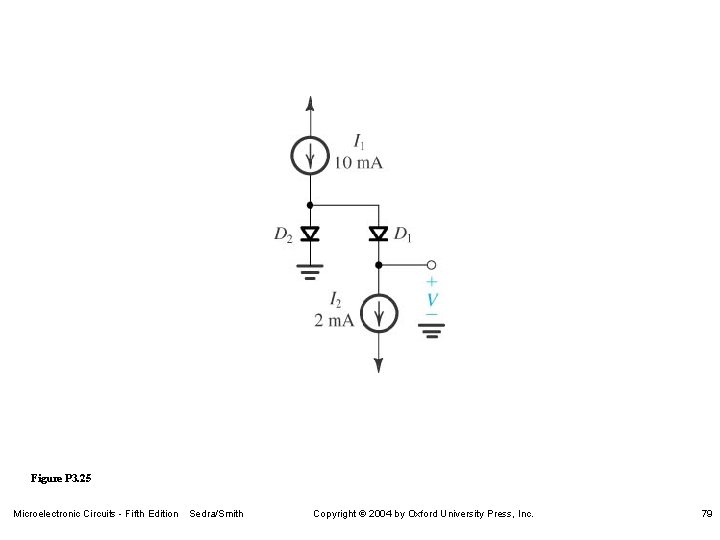 Figure P 3. 25 Microelectronic Circuits - Fifth Edition Sedra/Smith Copyright 2004 by Oxford