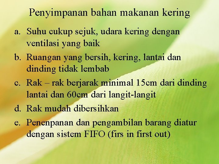 Penyimpanan Pangan Oleh Maximus Klau Sst Pengertian Dan