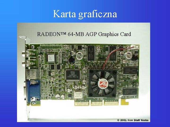 Karta graficzna RADEON™ 64 -MB AGP Graphics Card 