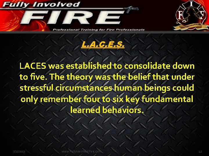 L. A. C. E. S. LACES was established to consolidate down to five. The