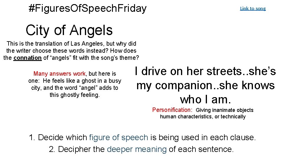 #Figures. Of. Speech. Friday Link to song City of Angels This is the translation