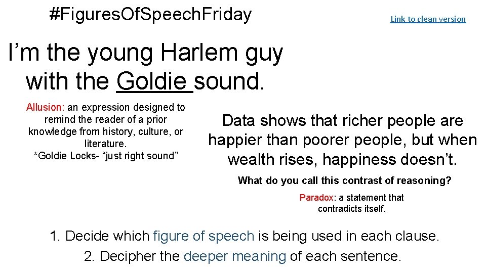 #Figures. Of. Speech. Friday Link to clean version I’m the young Harlem guy with