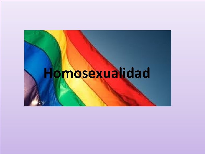 Homosexualidad 
