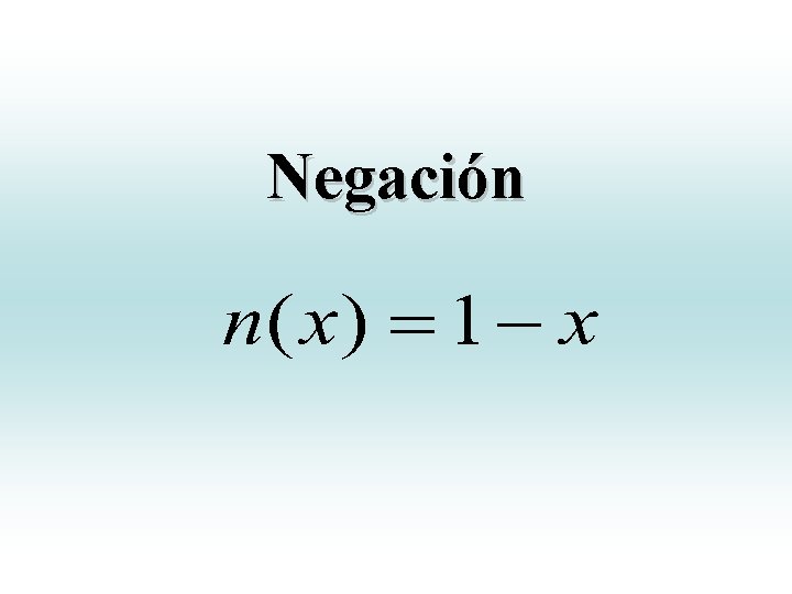 Negación Negación